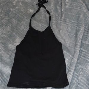 Low back urban outfitters halter shirt